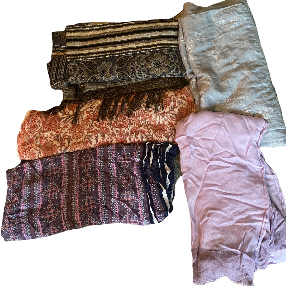 5 Scarves Variety Bundle